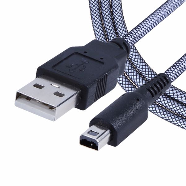 

2 in 1 game charging cable 1.5m 24k sync data charger charging usb data cable for nintendo ndsi new 3dsxl 2dsll 3ds