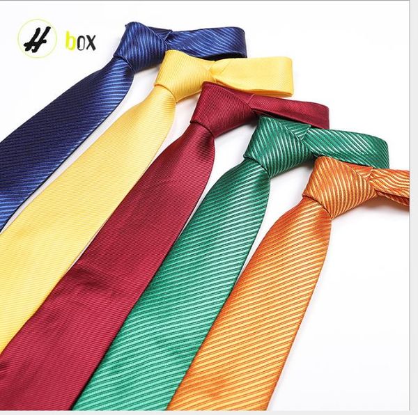 

tie monochrome twill tie polyester yarn leisure arrow jacquard plain tie, Blue;purple