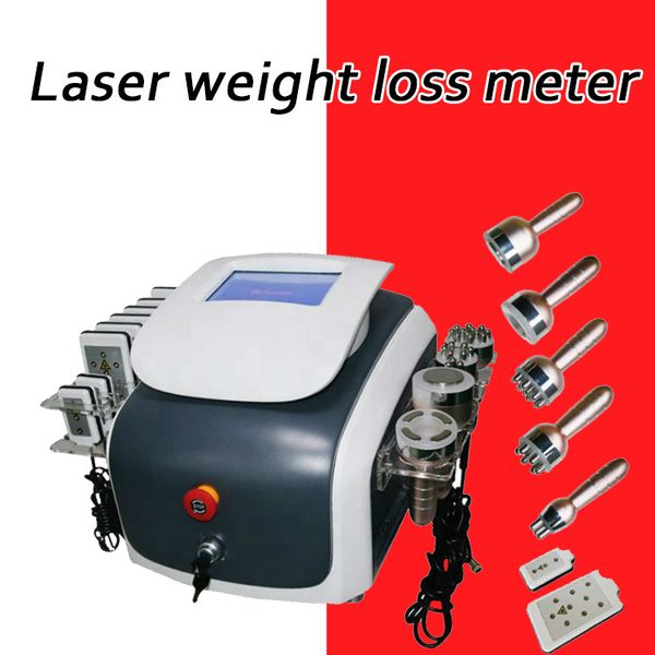 

5 ручек кавитация формирование тела потеря веса 40k ультразвуковой вакуумный биполярный rf липосакция lipo лазерная машина для похудения сал