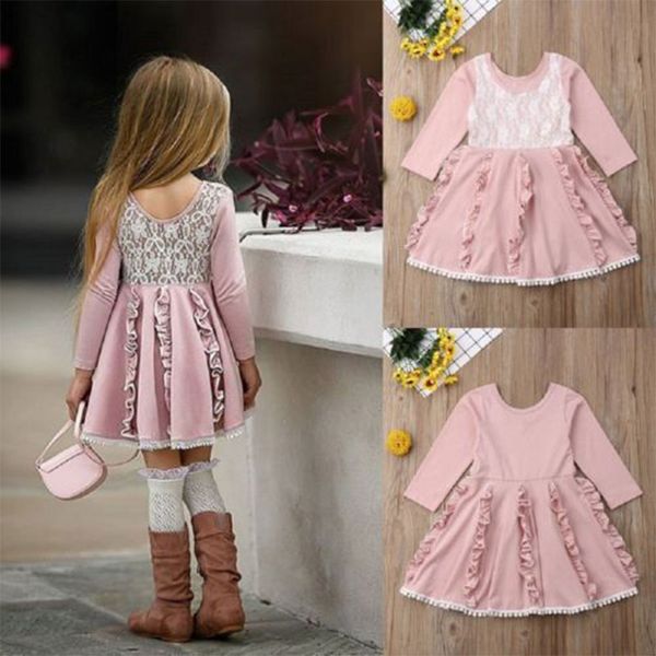 

princess dress 2-6y litter lace floral draped girl dress wedding flower girl dresses soild color a-line summer fashion dresses, Red;yellow