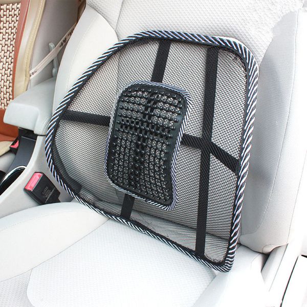 

car waist back summer seat breathable lumbar massage backrest office waist cushion auto interior supplies pillow under the back