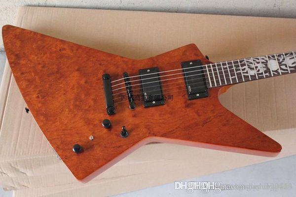 

2014 new wholesale electric guitar shaped reddish-brown guitar