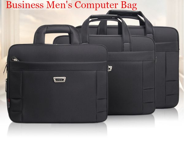

business bags waterproof classic men's shoulder work handbag men briefcase lapbag bolsa feminina oxford cloth