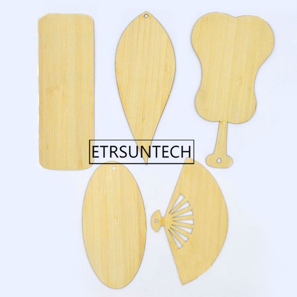 

200pcs blank bamboo bookmark leaf fan rectangle shape dried flowers bamboo material bookmark diy craft decoration gifts