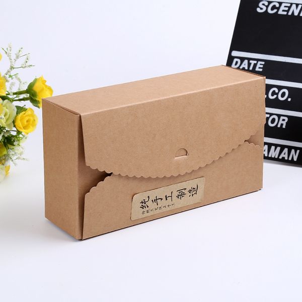 

candy biscuit cake box,brown kraft paper box, handmade packaging gift paper boxes 50pcs/lot