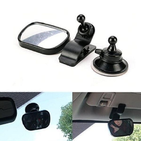 

rete automobile universal car rear seat view mirror baby child safety with clip and sucker wh