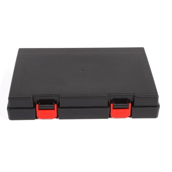 

portable baits lure box black fish hook storage holder fishing accessories