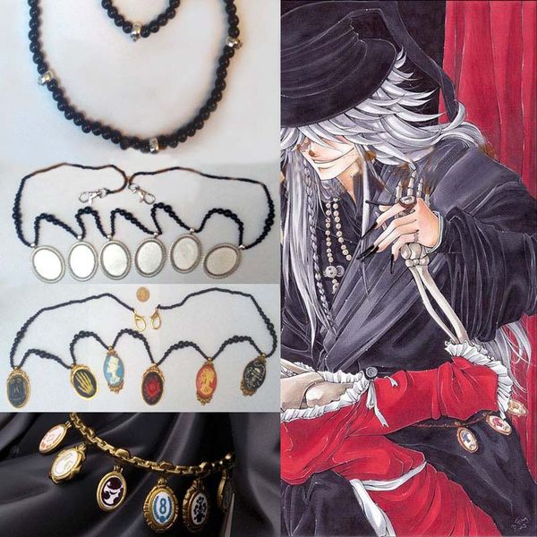 Butler Butler Bleach Kuroshitsuji Under Taker Waist Chain Necklace Ring Cosplay