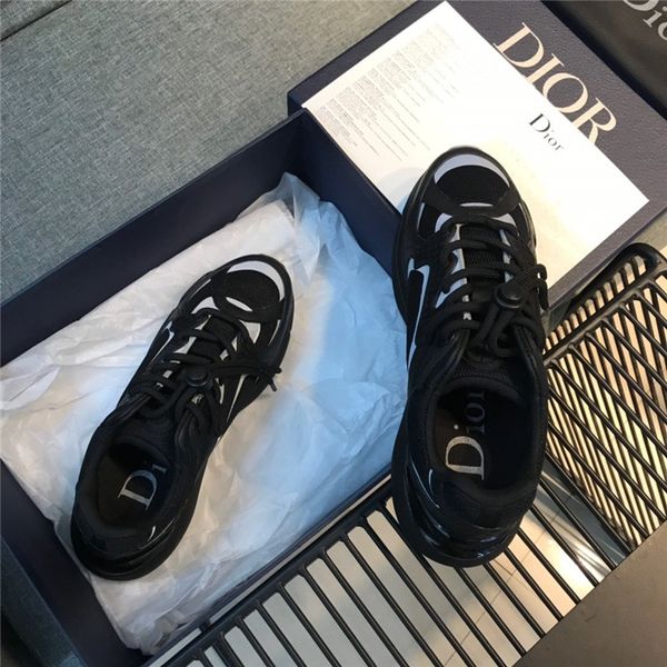 

luxury design women's shoes platform high version mesh reflective low-sports casual shoes non-slip fashion women's shoes a11, Black