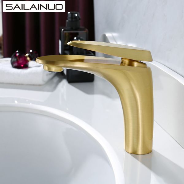 

brass gold drawing cold and water faucet