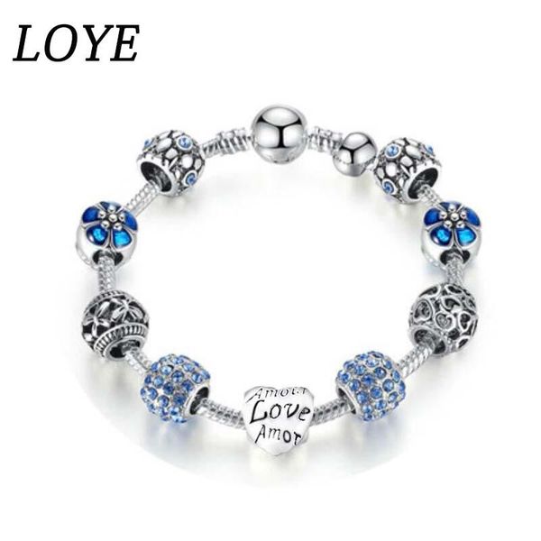 

1 pc silver color diy round beads bracelets setting crystal snake chain bracelets for women fashion jewelry gifts, Black