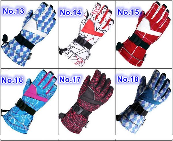 

couples ski gloves women various fingered riding snowboarding skiing gloves winter outdoor sports skateboarding