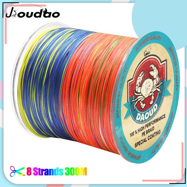 

daoud braided fishing line 8 strands braided line 300 m 0.14-0.5mm 18-100lb multi-color japan pe line