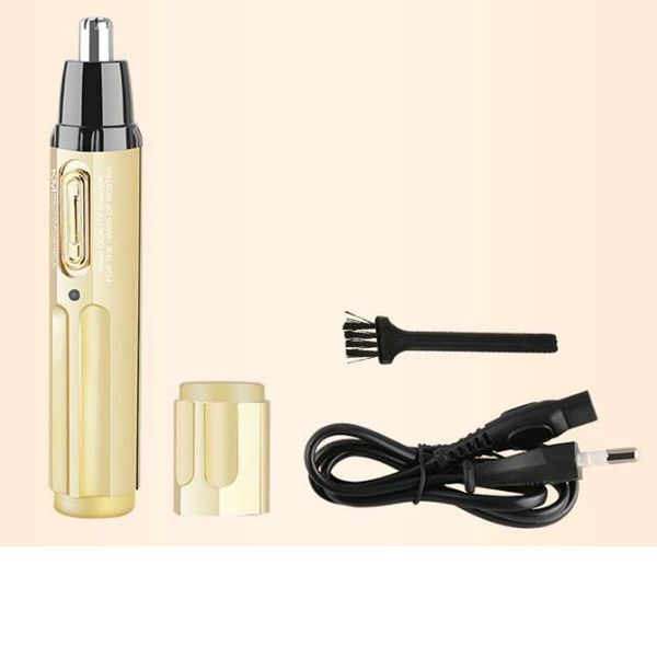 

recortador de pelo de nariz mas potente electric nose trimmer km-6616 portable nose ear hair trimmer rechargeable