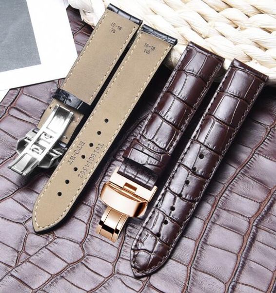 

tssiot watch men's leather strap leather belt 2019 special sfor tssiot hand 18mm, 19mm, 20mm watch casual luxury sports business leathe, Black;brown