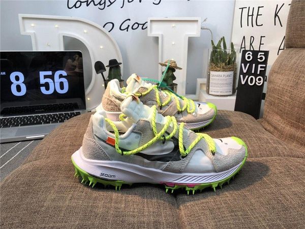 

men and women zoom terra kiger 5 suede plush uppers track and field running shoes plastic nail outsole size 36-45