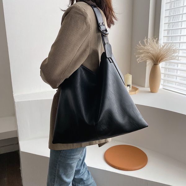 

large capacity women's shoulder bag 2019 new fashion bag casual wild simple ladies zipper shoulder messenger bolsas de mujer