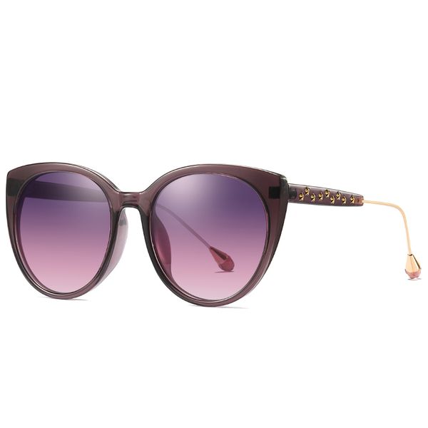 

мужская и женская мода солнцезащитные очки ретро стиль большая коробка металлический каркас солнцезащитные очки большое лицо дизайнер 5 цвет, White;black