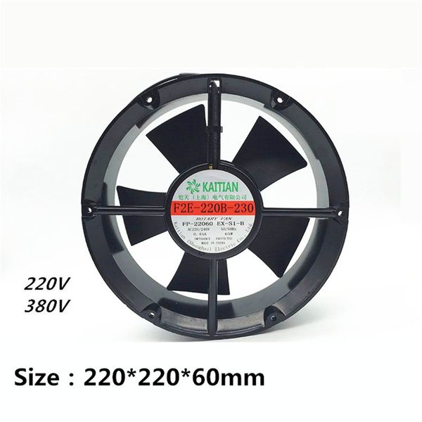 

f2e-220b-230 220*220*60mm 220v/380v 0.45a 65w axial fan cabinet cooling fan small blower