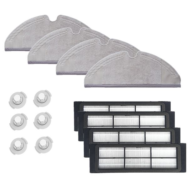 

14pcs main brush side brushes hepa filter cleaning tool replacements for roborock vacuum cleaner
