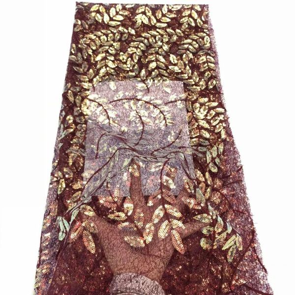 

unique elegant gold sequin fabric african design mesh lace fabric sequined embroidered guipure mesh lace wedding prom material, Pink;blue