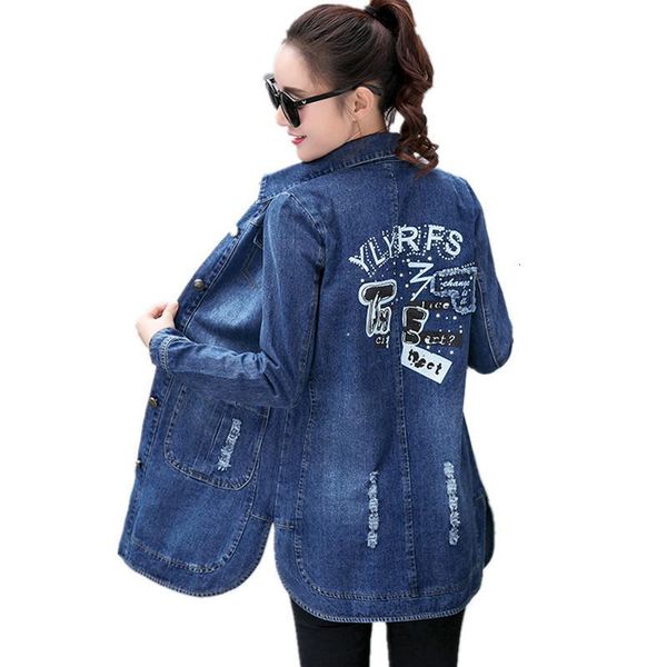 

2018 spring autumn woman vintage slim long denim trench coats jeans plus size single breasted pocket windbreaker outwear c59, Tan;black