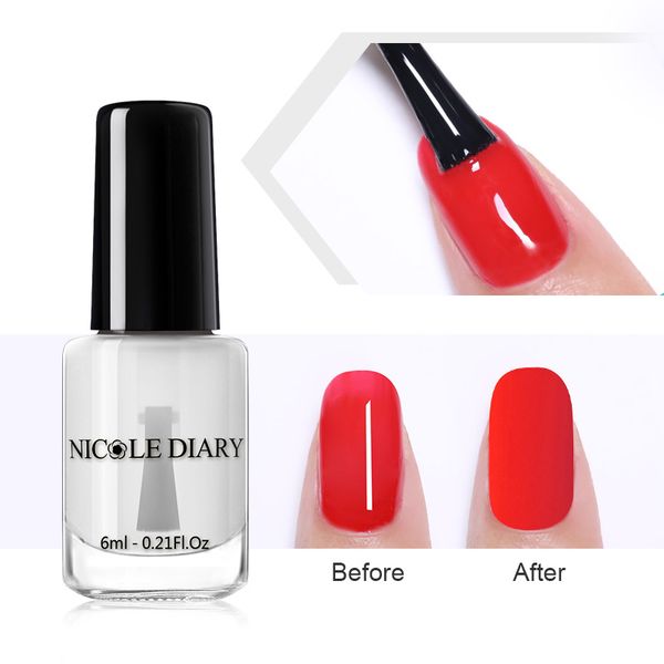 

nicole diary 6ml peel off base coat coat high glossy nail art polish long lasting manicure varnish