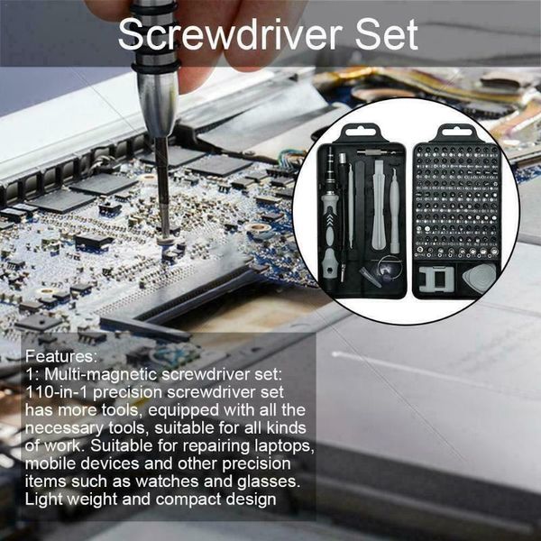

110 in 1 screwdriver set suitable for mobile phone digital product repair tools mf999