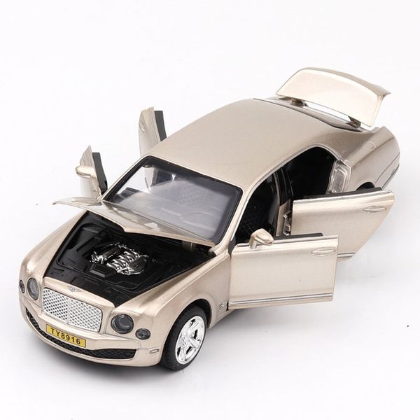 

новая модель 1/32 mulsanne имитация внедорожника модель 6 открытых дверей, звуковое и световое эхо функция игрушечный автомобиль детская кол