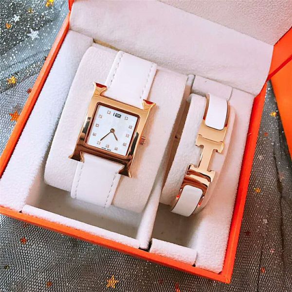 

2 комплекта топ бренд женские часы браслет роскошные наручные часы моды для женщи