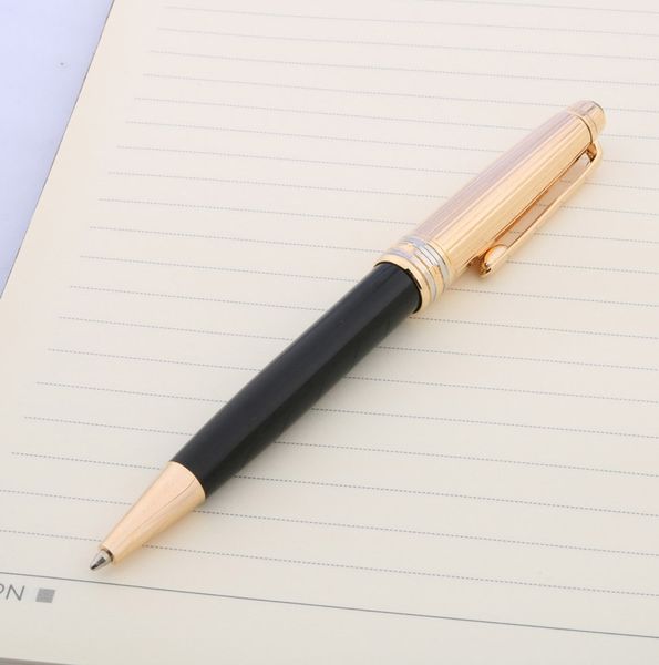

Business Writing OFFICE golden black serial number 163 Metal Ballpoint Pen