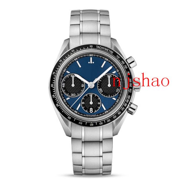 

роскошные наручные часы 2019 james bond 007 часы master co-axial японский fly-back кварц из нержавеющей стали спортивные мужские мужские час, Slivery;brown