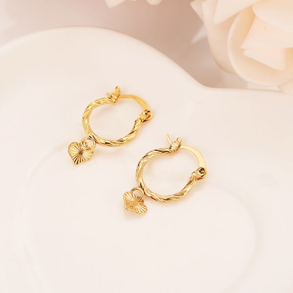 

gold heart earrings women/girl love trendy jewelry for african/arab/middle eastern gift wedding bridal earrings, Silver