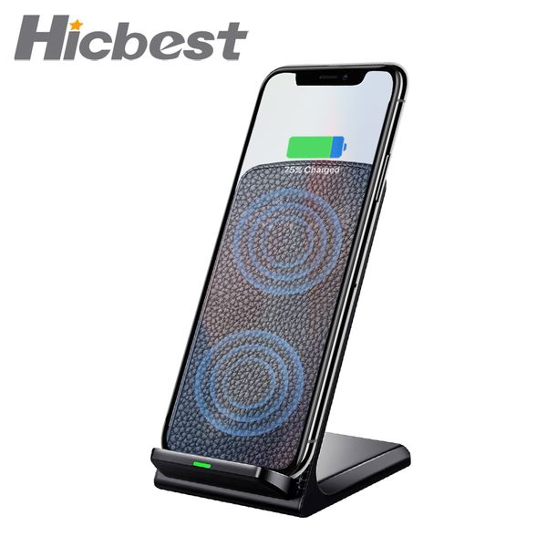 

10w fast qi wireless charger phone stand wireless charging induction charger for iphone xr xs max x 8 plus samsung galaxy s9 s8
