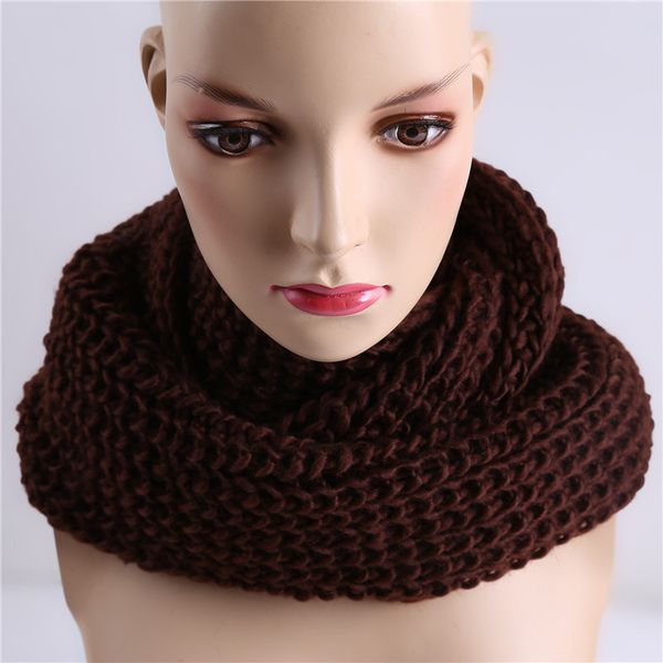

winter women infinity scarf casual warm knitting soft ring scarves round neck snood scarf shawl for lady girls nq985074