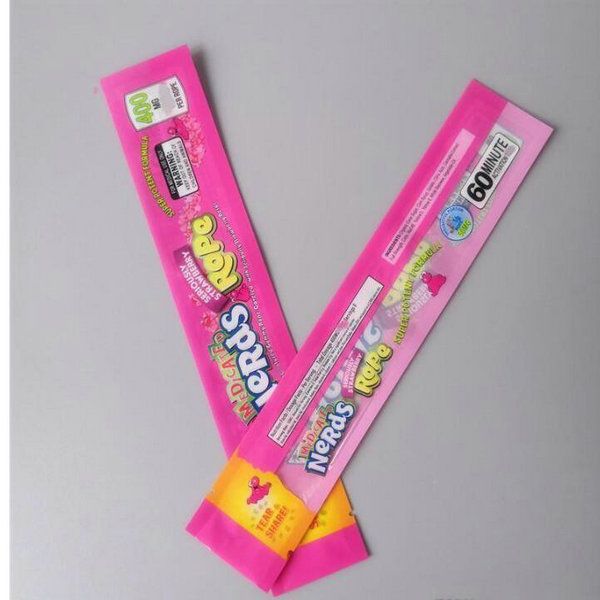 

2020 medicated nerds rope exotic car packaging three edge sealing bag exotic mini deodorant polyester foil food package candy bag from dhl