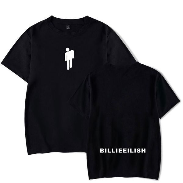 

new arrival billie eilish short sleeve t-shirt women men cotton harajuku billie eilish t shirt casual clothexxs-4xl, White