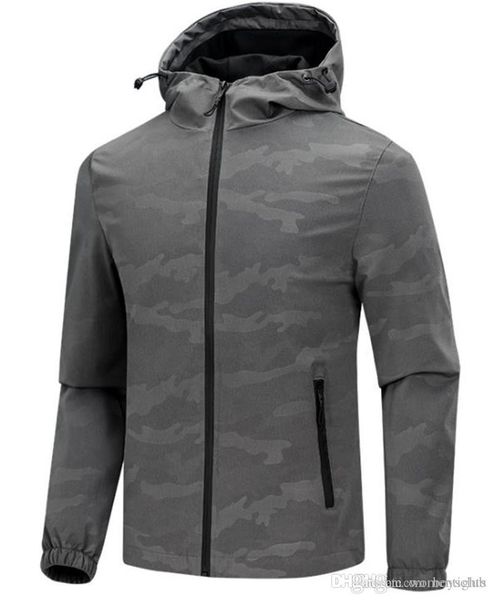 

camouflage print mens designer jackets fashion zipper pockets mens panelled jackets casual long sleeve males clothing, Black;brown