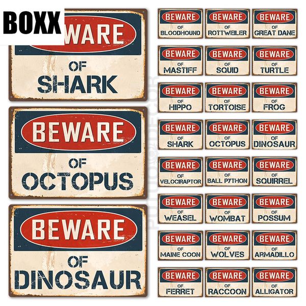 

beware sign funny warning danger metal tin sign wall plaque poster painting wall sign