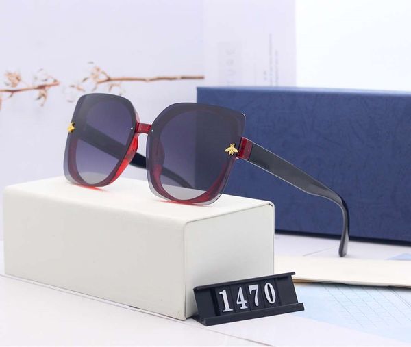 

летние дизайнерские солнцезащитные очки для мужчин женские солнцезащитные очки пляжные очки uv400 пчелы 1470 5 цветов вариант высокое качест, White;black