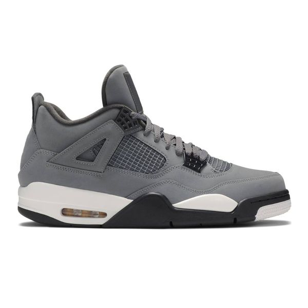 

2019 bred 4s мужские баскетбольные кроссовки 4 cool серый pale citron pure money oreo белый цемент alternate wings модные мужские спортивные, White;red