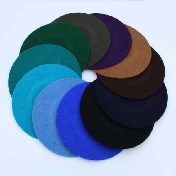 

factory wholesale wool beret fashion wool beret many colors in stock 100% wool,1pcs sale, Blue;gray