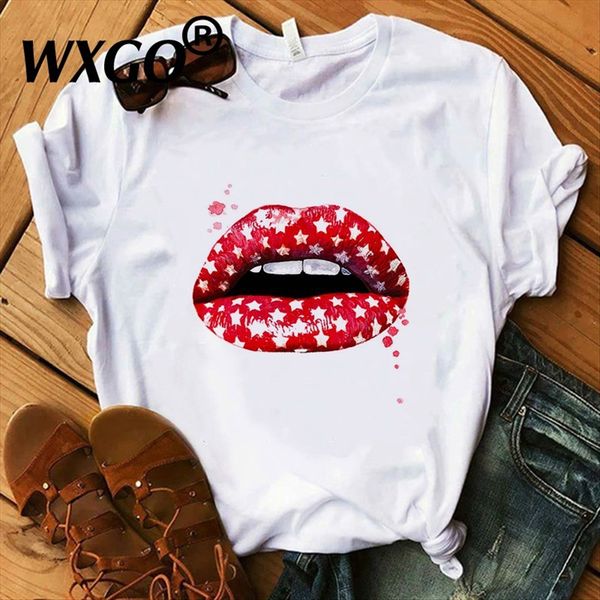 

short-sleeved clothes fashionable brand cotton clothing white half-sleeved women's 2020 loose t-shirt night market short-sleeved clothe