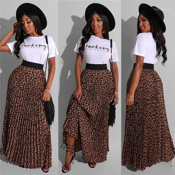 

designer tracksuits casual 2 piece dress long dresses letter short sleeved pullover womens fashion tracksuits leopard printed womens, White