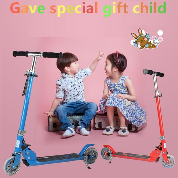 

2017 child two-wheel scooter folded kick scooters big wheel scooter foot scooters