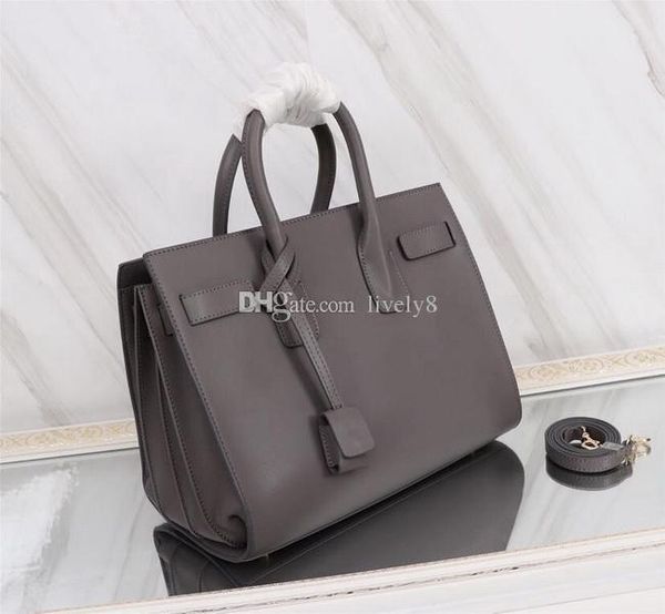 

style good quality leather 32 cm womens brand fashion casual luxury handbags famous shoulder bags totes