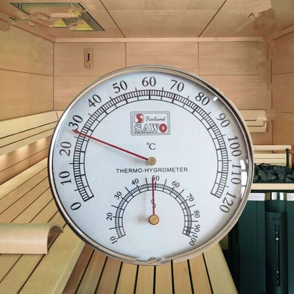

sauna thermometer stainless steel case steam sauna room thermometers hygrometer bath and sauna indoor outdoor used