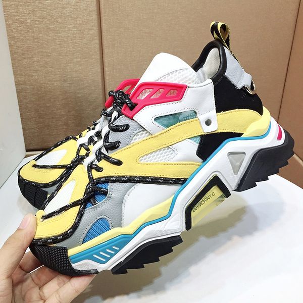 

new high-quality men's and women's shoes luxury designer shoes, men's and women's sports shoes fashion casual shoes, lea, Black