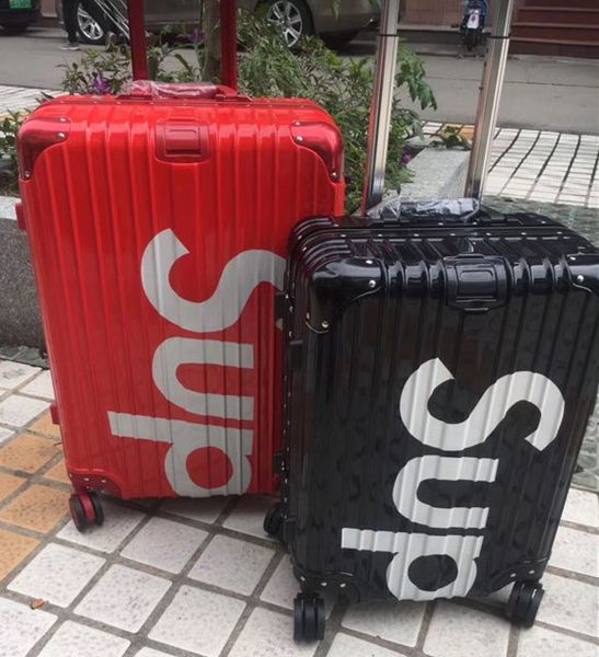 

2020 now latest fashion luggages box perfect red/black