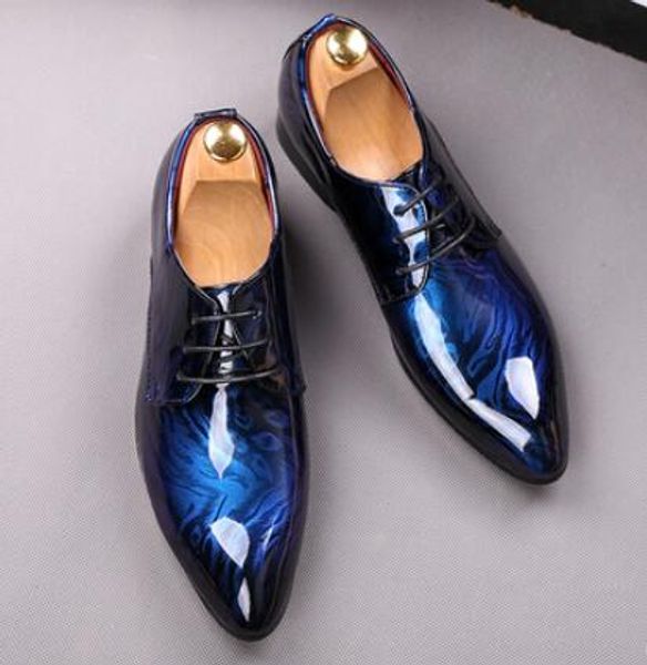 

new fashion men's casual loafers genuine leather slip-on dress shoes handmade smoking slipper men flats wedding party shoes 38-45 bm863, Black